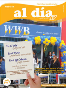 Imagen Revista WWB al día Edición 67-Tendremos 100 oficinas al cierre de