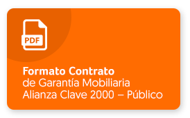 Formato Contrato de Garantía Mobiliaria Alianza Clave 2000 – Publico