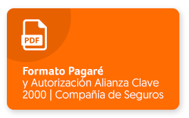 Formato Pagaré y Autorización Alianza Clave 2000 | Compañía de Seguros
