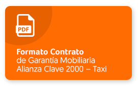 Formato Contrato de Garantía Mobiliaria Alianza Clave 2000 – Taxi
